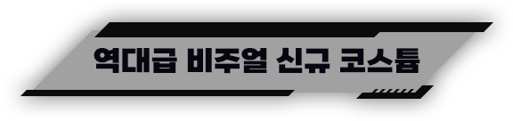 역대급 비주얼 신규 코스튬